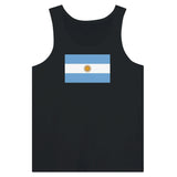 Débardeur drapeau argentine tissu léger douceur supérieure