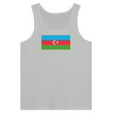 Débardeur drapeau azerbaïdjan tissu léger filé à l’anneau