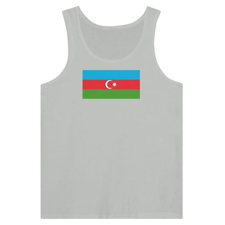 Débardeur drapeau azerbaïdjan tissu léger filé à l’anneau