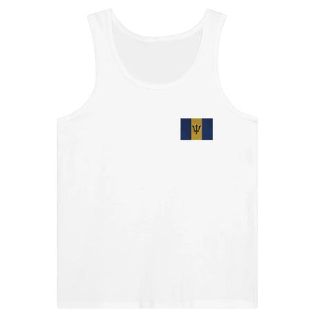 Débardeur drapeau barbade en broderie - pixelformaflag