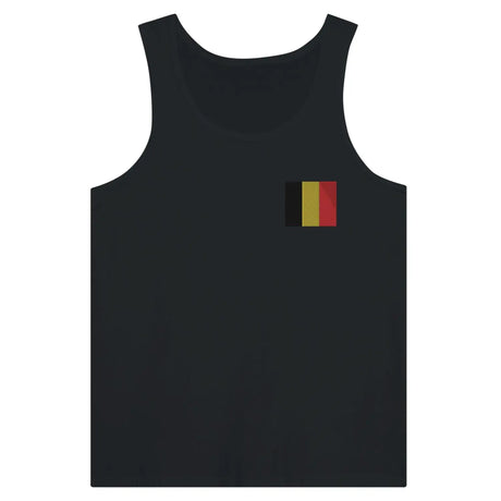 Débardeur drapeau belgique en broderie - pixelformaflag