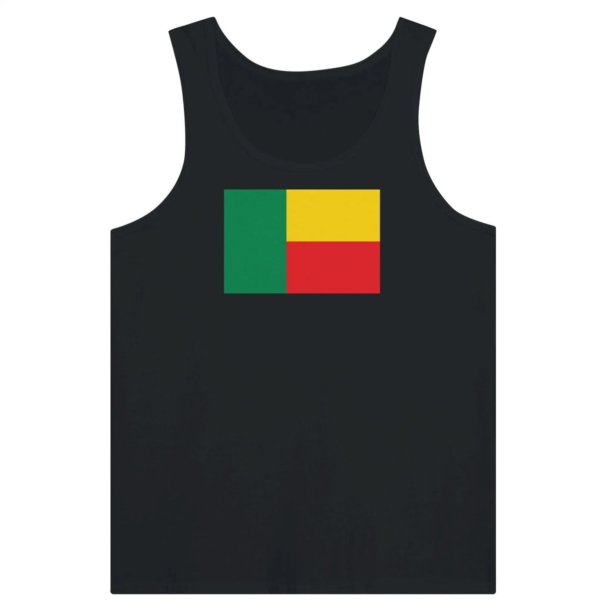 Débardeur drapeau bénin coton peigné tissu léger stylé