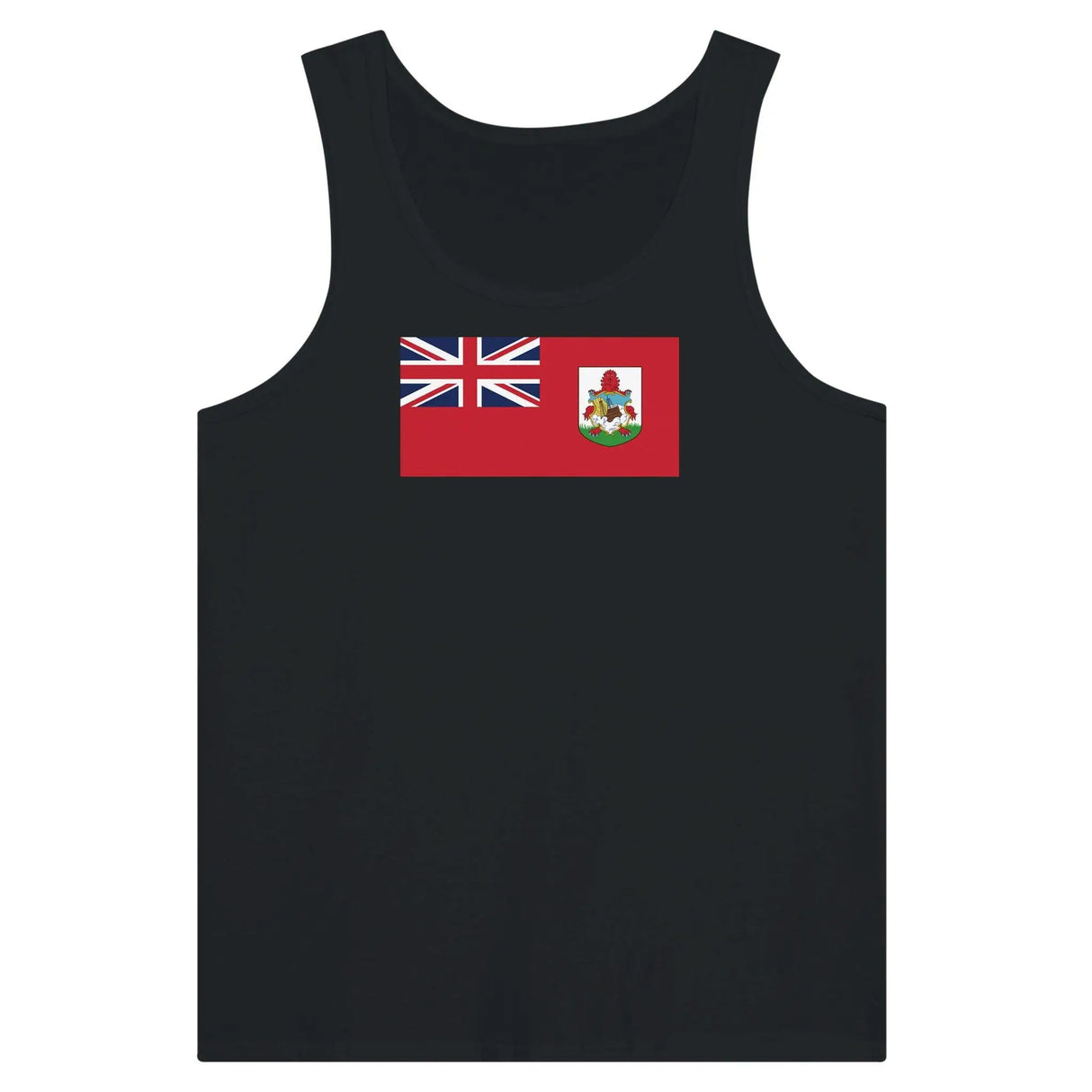 Débardeur drapeau bermudes tissu léger filé à l’anneau