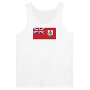 Débardeur drapeau bermudes tissu léger filé à l’anneau