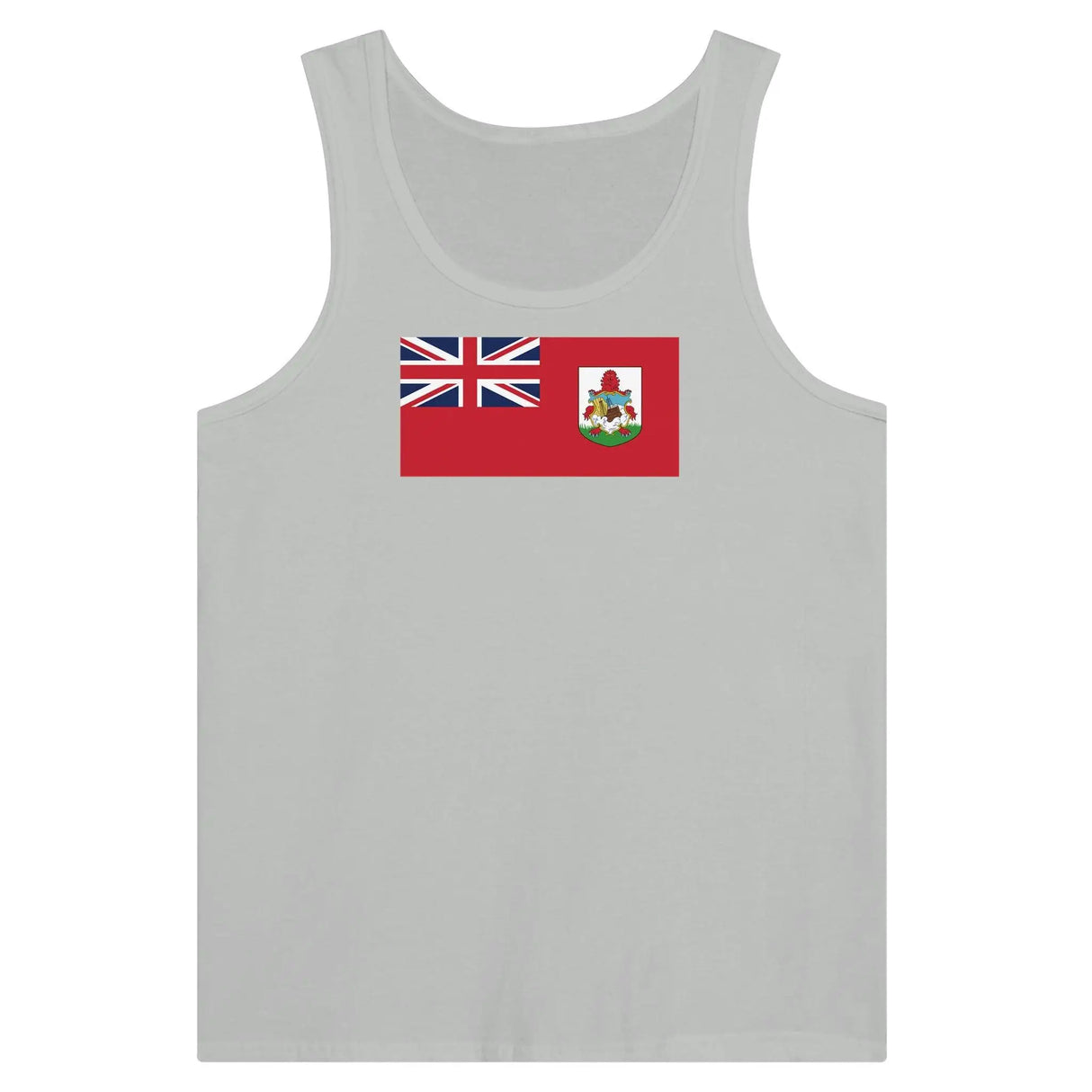 Débardeur drapeau bermudes tissu léger filé à l’anneau
