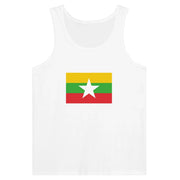 Débardeur drapeau birmanie coton peigné douceur supérieure
