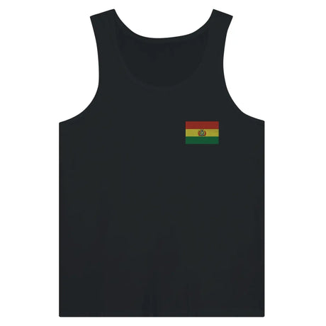 Débardeur drapeau bolivie en broderie - pixelformaflag