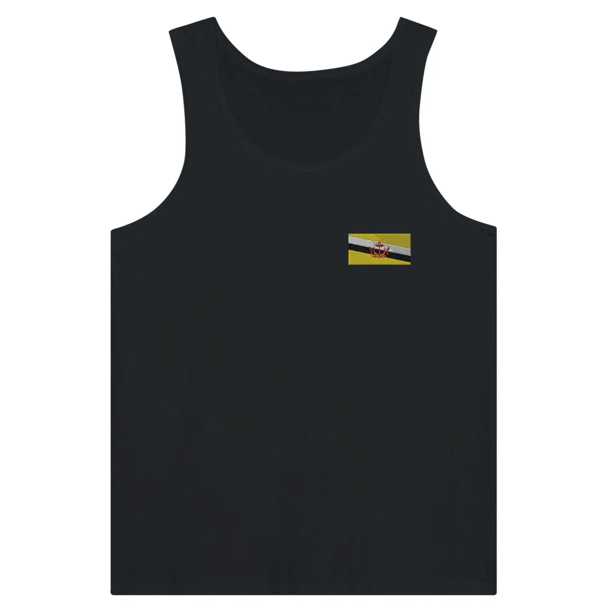 Débardeur drapeau brunei en broderie - pixelformaflag