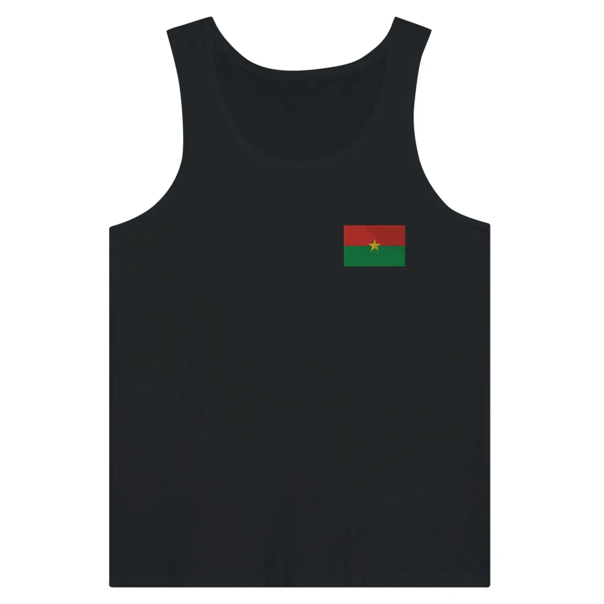 Débardeur drapeau burkina faso en broderie - pixelformaflag
