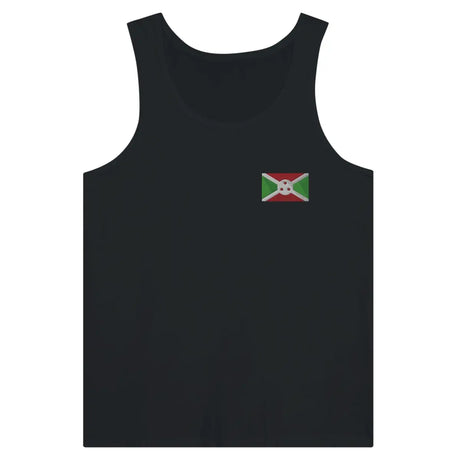 Débardeur drapeau burundi en broderie - pixelformaflag