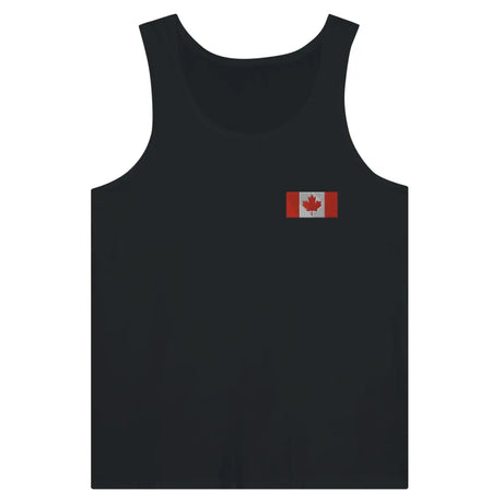 Débardeur drapeau canada en broderie - pixelformaflag