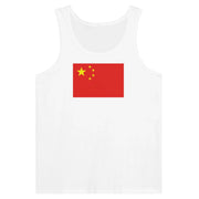 Débardeur drapeau chine tissu léger excellente respirabilité