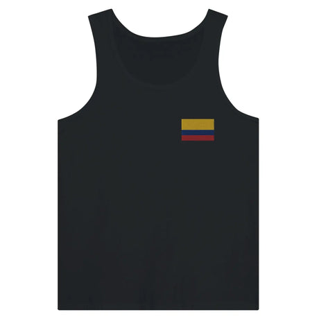 Débardeur drapeau colombie en broderie - pixelformaflag