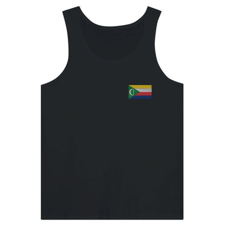 Débardeur drapeau comores en broderie - pixelformaflag