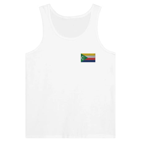 Débardeur drapeau comores en broderie - pixelformaflag