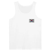 Débardeur drapeau corée du sud broderie tissu léger