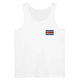 Débardeur drapeau costa rica en broderie - pixelformaflag