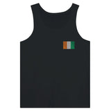 Débardeur drapeau côte d’ivoire en broderie - pixelformaflag