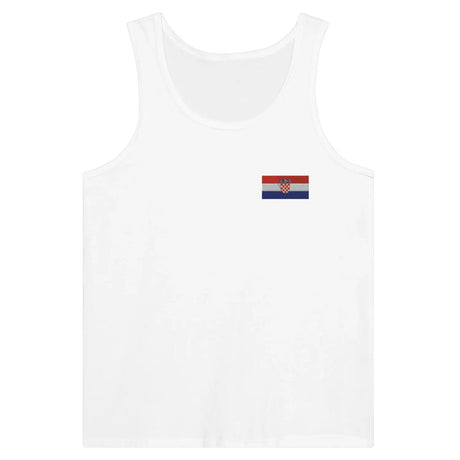Débardeur drapeau croatie en broderie - pixelformaflag