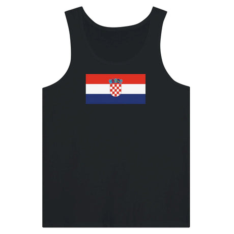 Débardeur drapeau croatie tissu léger douceur supérieure