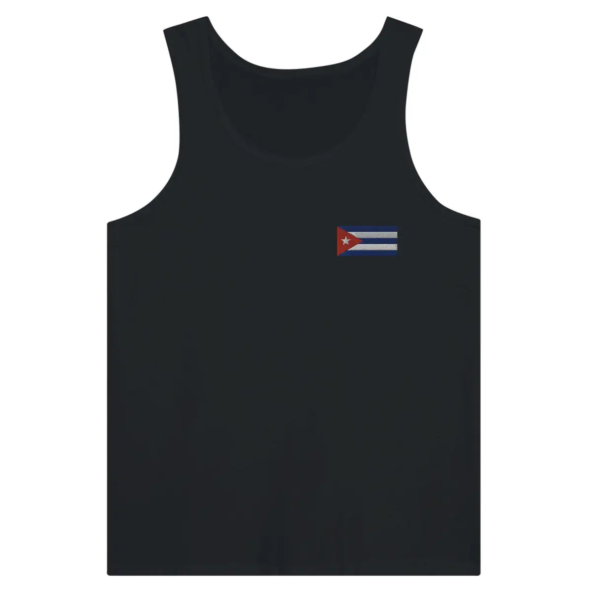 Débardeur drapeau cuba en broderie - pixelformaflag