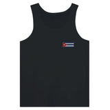 Débardeur drapeau cuba en broderie - pixelformaflag