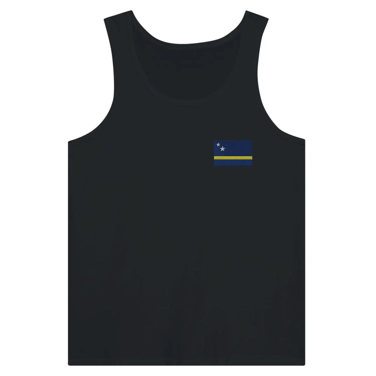 Débardeur drapeau curaçao en broderie - pixelformaflag