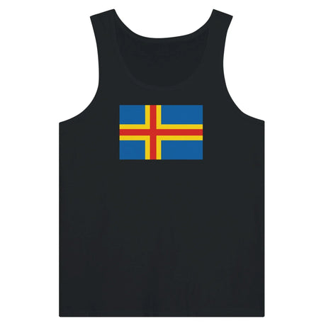 Débardeur drapeau d’åland tissu léger imprimé couleur