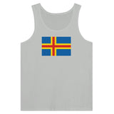 Débardeur drapeau d’åland tissu léger imprimé couleur
