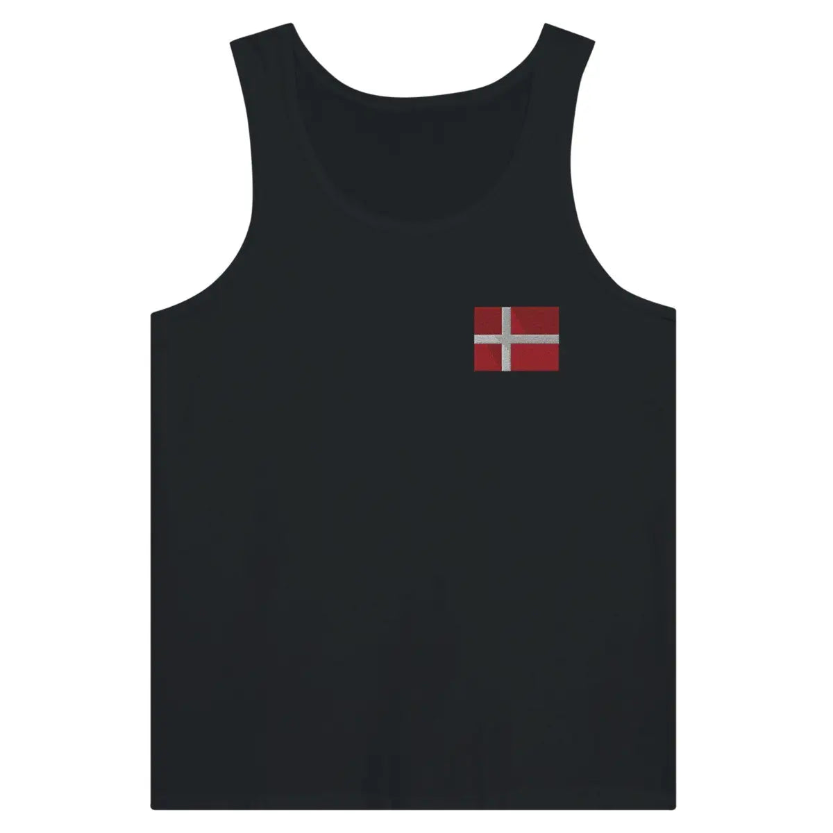 Débardeur drapeau danemark en broderie - pixelformaflag