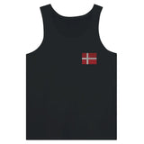 Débardeur drapeau danemark en broderie - pixelformaflag