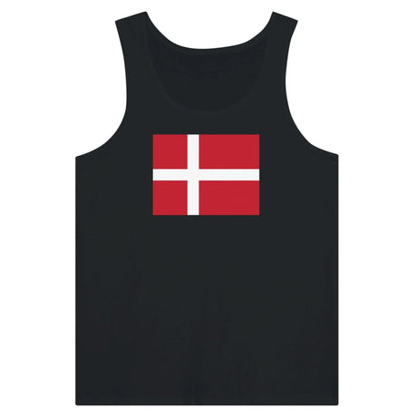 Débardeur drapeau danemark tissu léger filé à l’anneau