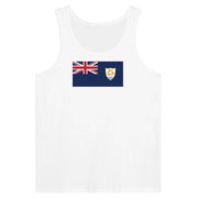 Débardeur drapeau d’anguilla tissu léger imprimé stylé