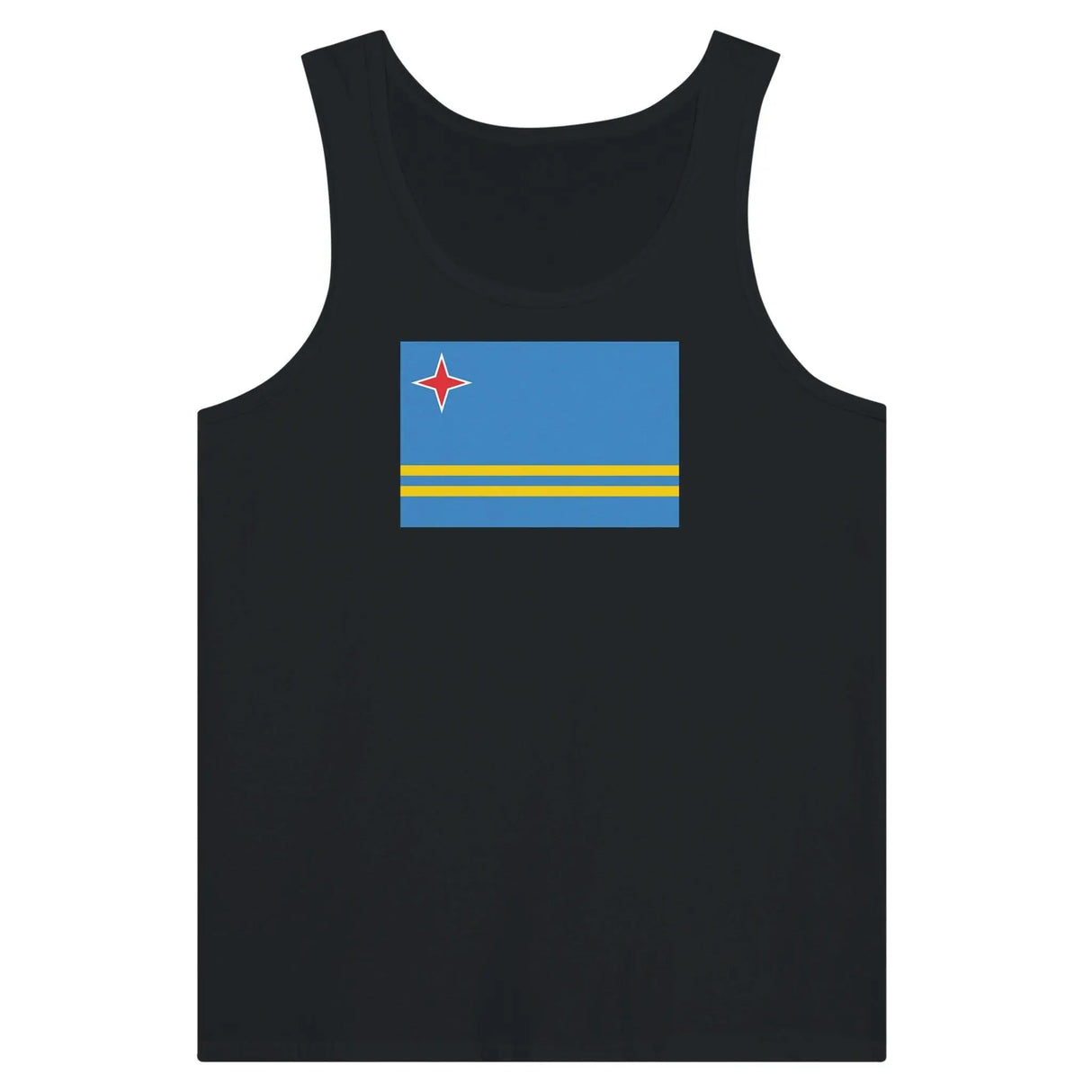 Débardeur drapeau d’aruba tissu léger couleurs vives