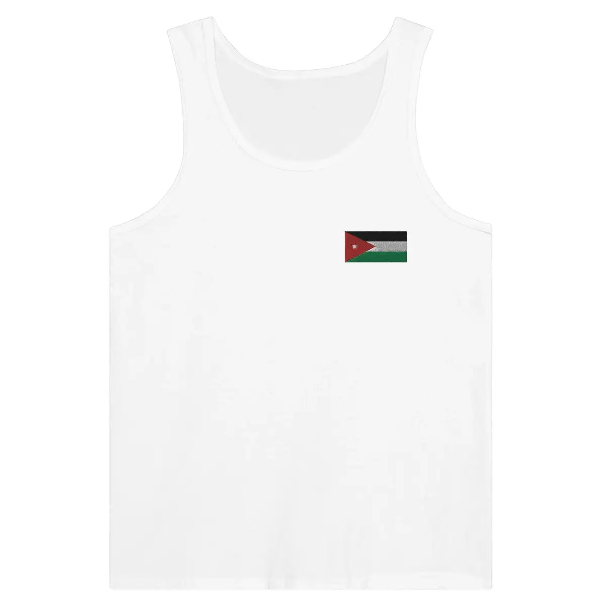 Débardeur Drapeau de la Jordanie en broderie - Pixelforma 