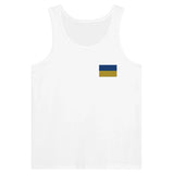 Débardeur Drapeau de l'Ukraine en broderie - Pixelforma 