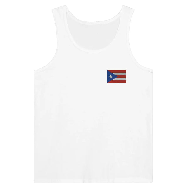 Débardeur Drapeau de Porto Rico en broderie - Pixelforma 