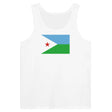 Débardeur drapeau djibouti tissu léger filé à l’anneau