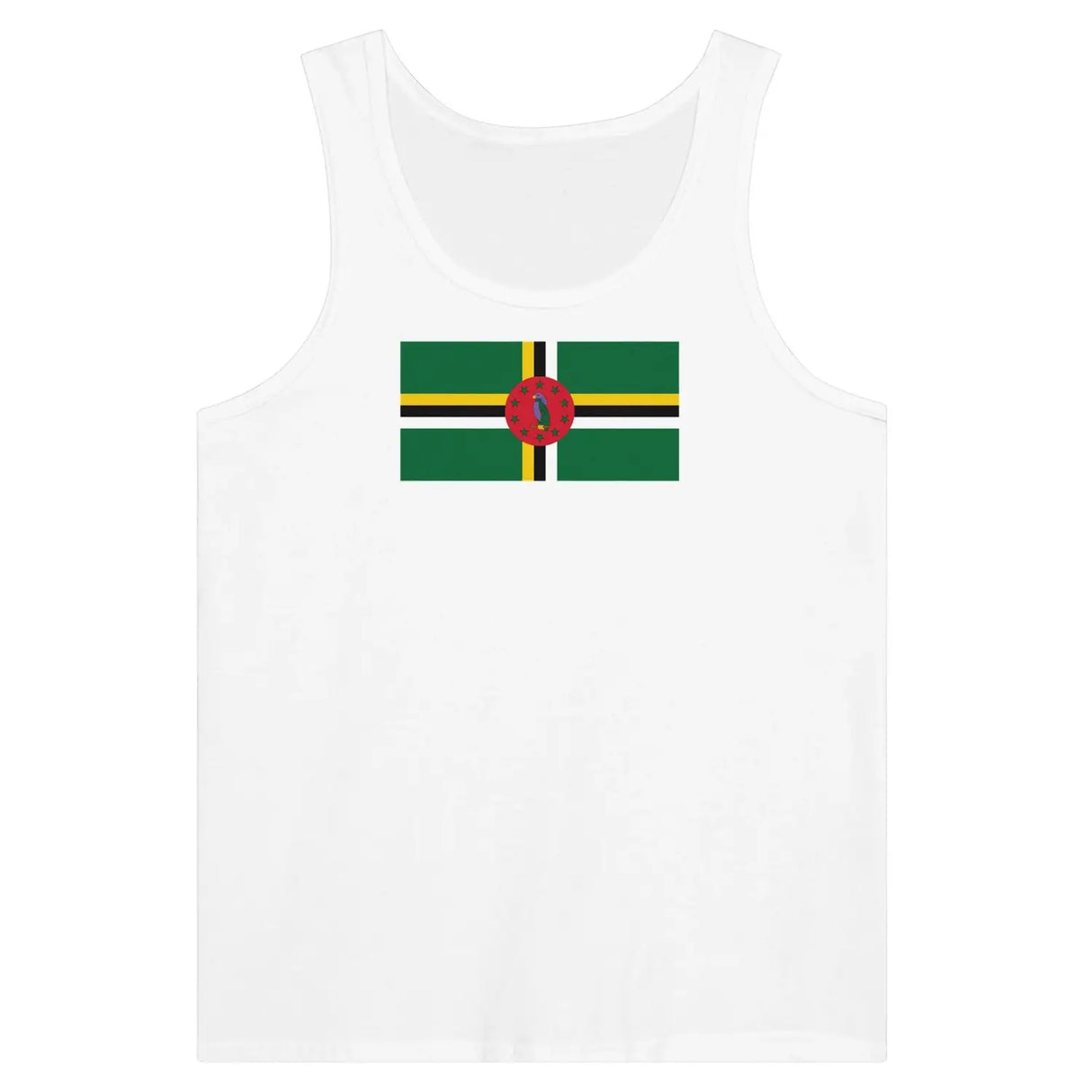 Débardeur drapeau dominique - pixelformaflag
