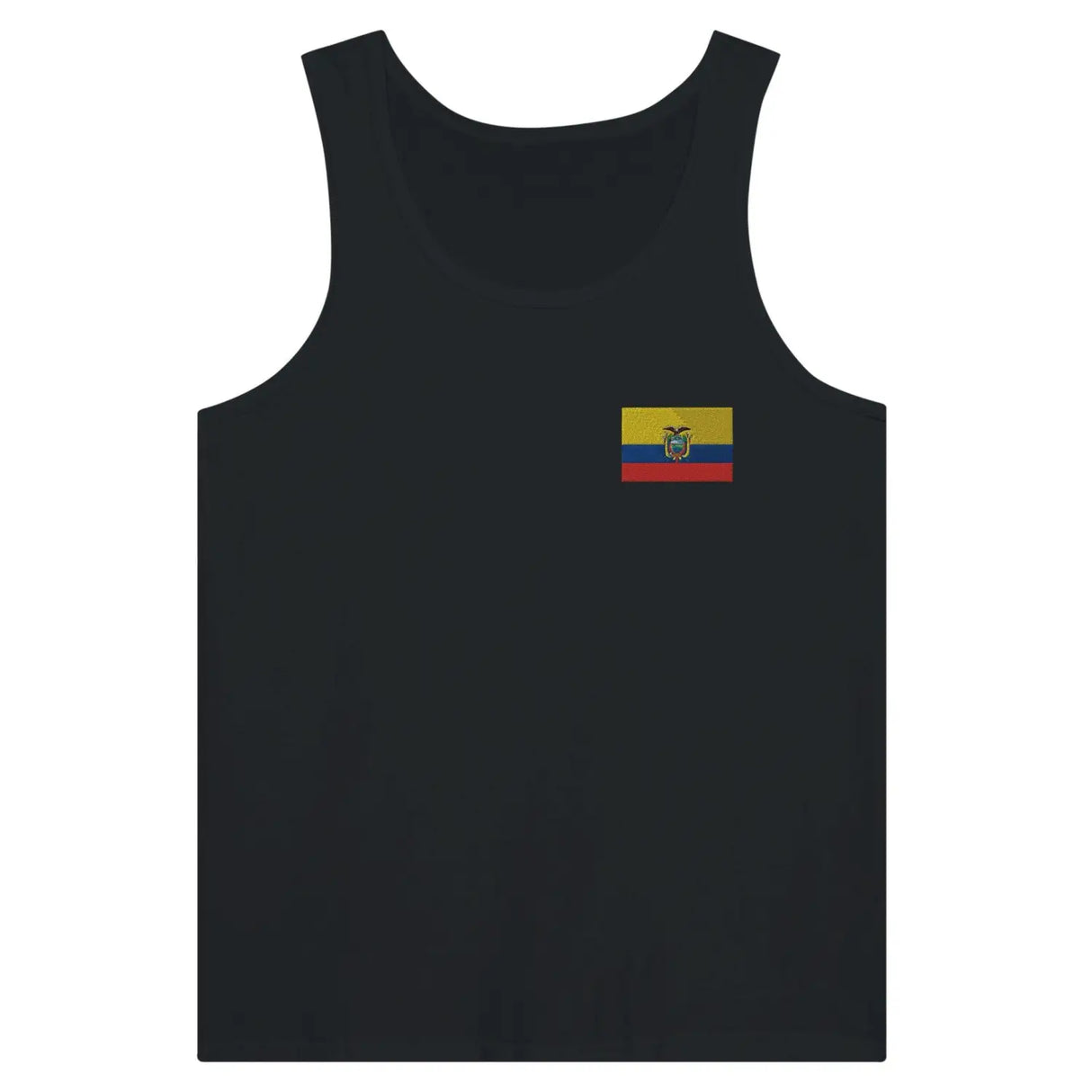 Débardeur drapeau équateur en broderie - pixelformaflag