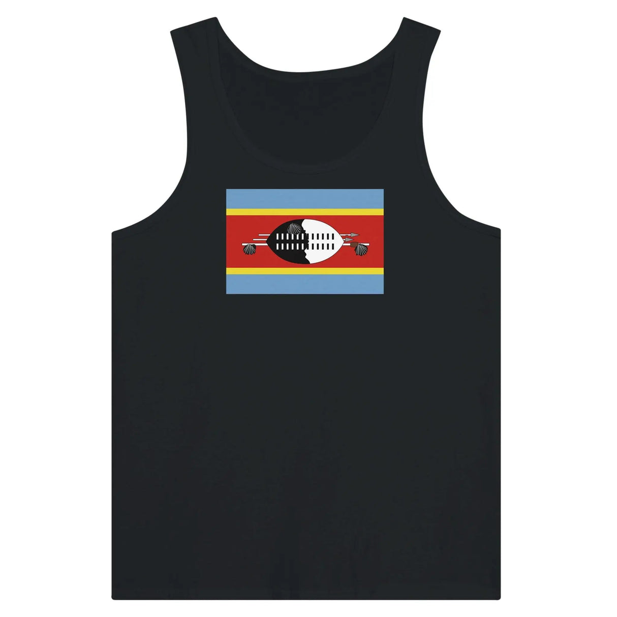 Débardeur drapeau eswatini tissu léger filé à l’anneau
