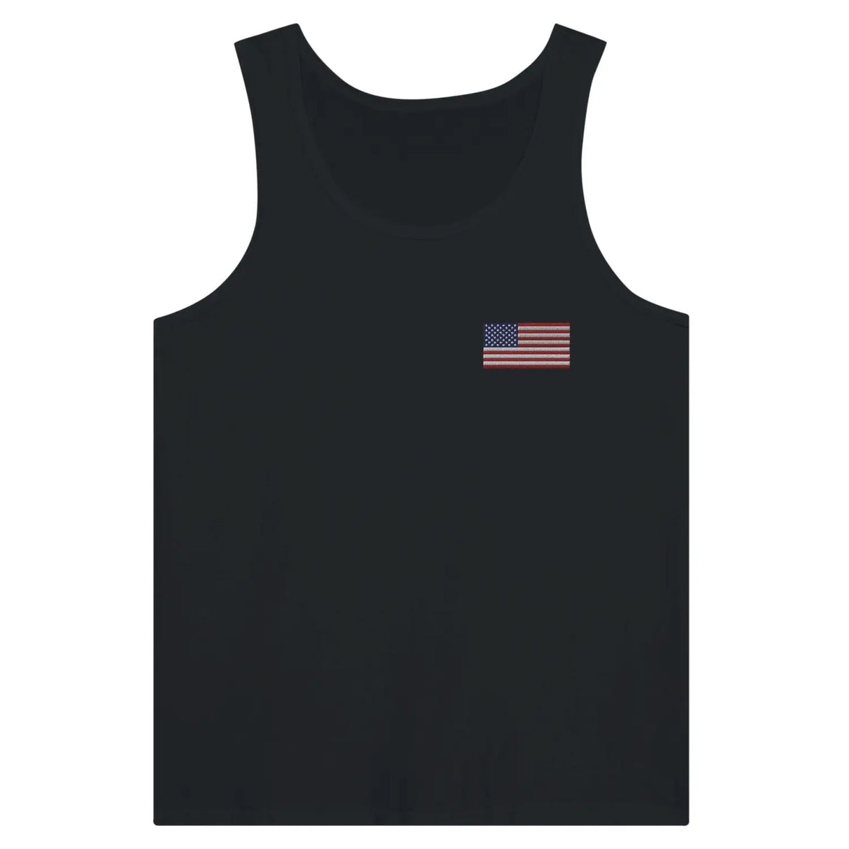 Débardeur drapeau états-unis en broderie - pixelformaflag