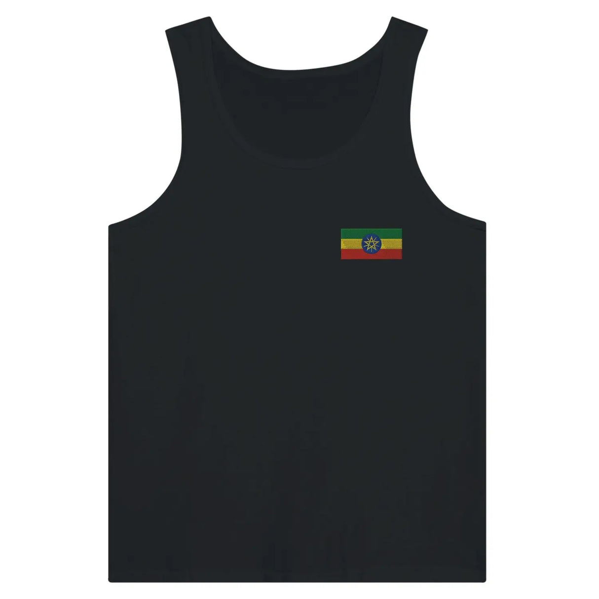 Débardeur drapeau éthiopie en broderie - pixelformaflag