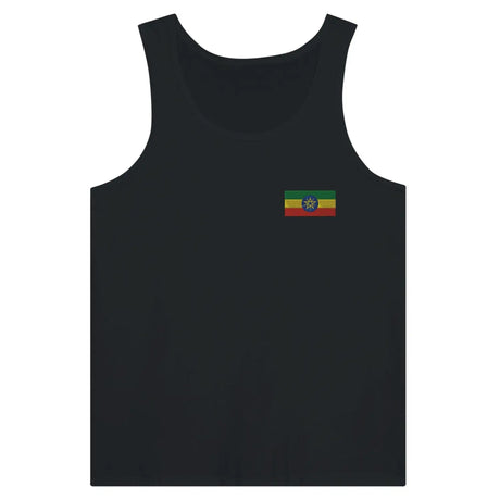 Débardeur drapeau éthiopie en broderie - pixelformaflag