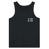 Débardeur drapeau finlande en broderie - pixelformaflag