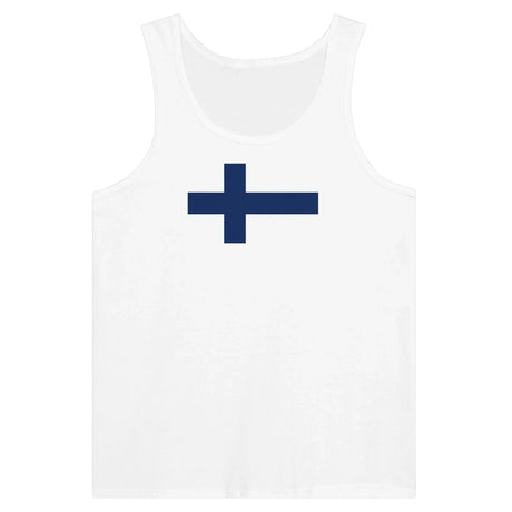 Débardeur drapeau finlande tissu léger filé à l’anneau