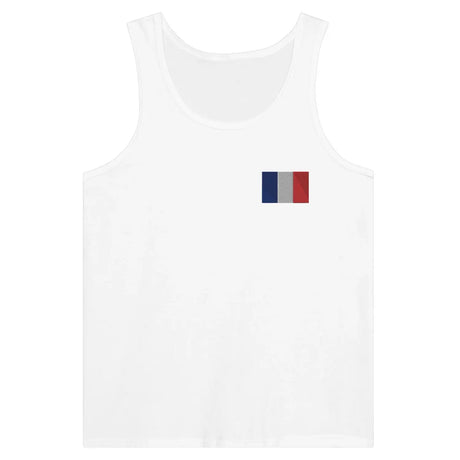 Débardeur drapeau france en broderie - pixelformaflag