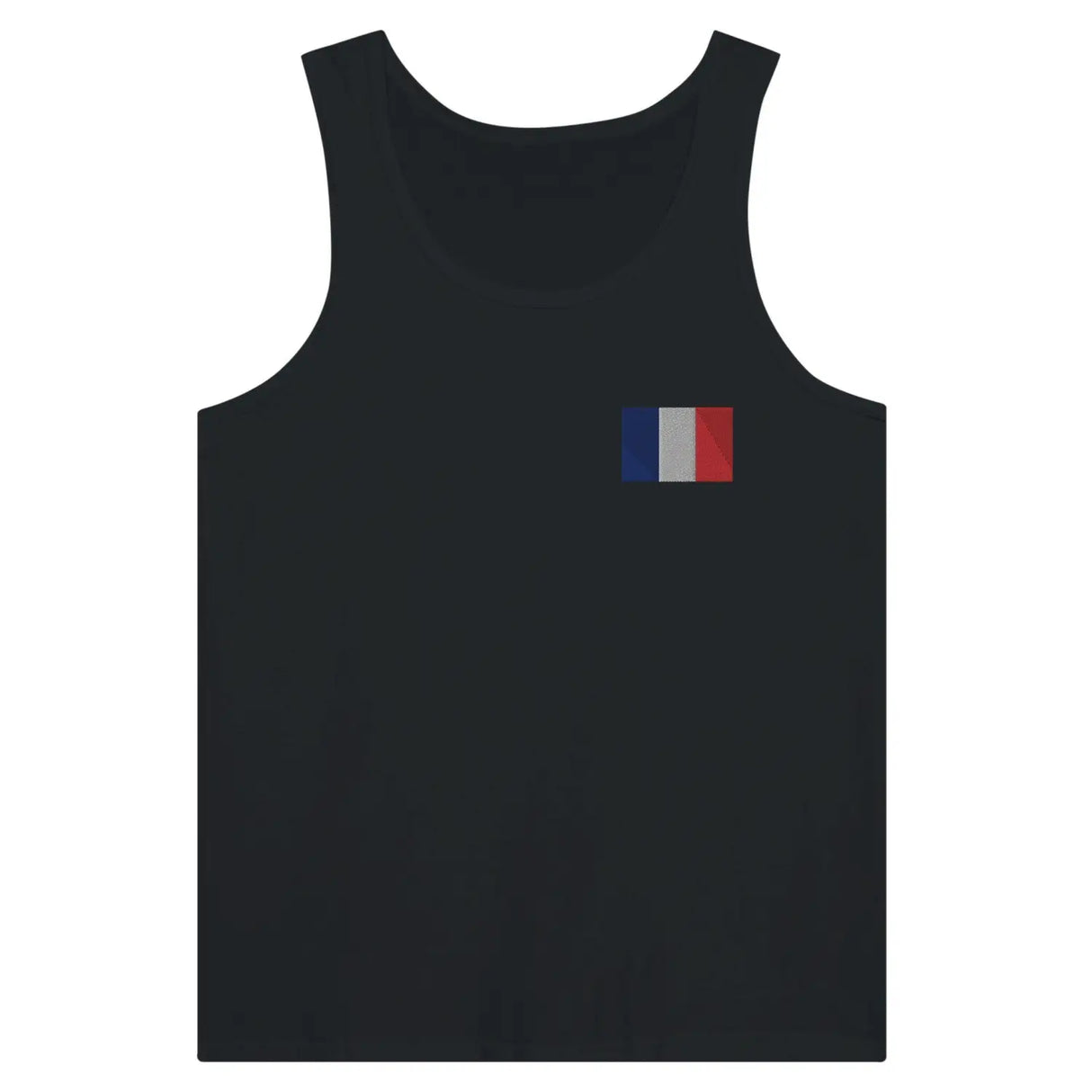 Débardeur drapeau france en broderie - pixelformaflag