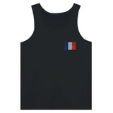 Débardeur drapeau france en broderie - pixelformaflag
