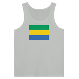 Débardeur drapeau gabon tissu léger couleurs vives